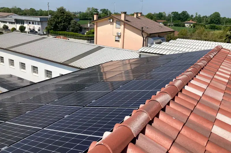 Copertura industriale realizzata da MB Coperture Group
