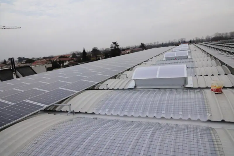 Lucernari integrati nella copertura